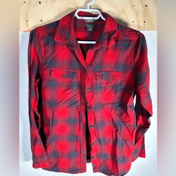 EDDIE BAUER, Red Plain Shirt - Picture 2 of 4